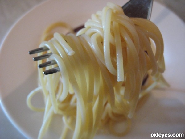 Spaghetti...always curly 
